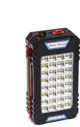 STARDEEP 7.0 SOLAR WITH POWER BANK, LITHIUM ION BATTERY AND SOLAR PANEL (12 HOURS BACKUP, HEAVY BODY) 12 hrs Lantern Emergency Light