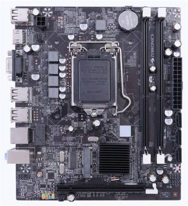 ZEBRONICS ZEB-H55-D3 LGA 1156Socket Micro-ATX Intel H55 Chipset DDR3 Motherboard for Desktop