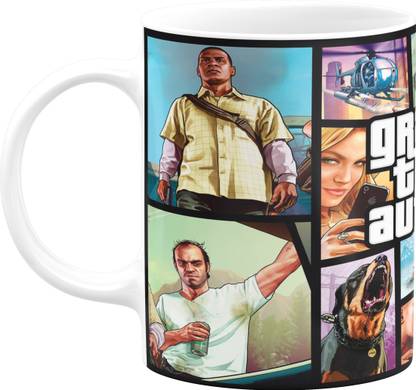 Eagletail India Grand Theft Auto 5 #291 | Perfect Gifts for GTA 5 fans | Unique Ceramic Coffee Mug