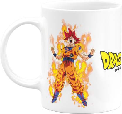 Eagletail India DBZ Dragon Ball Super Goku Super Saiyan Ceramic Coffee | Perfect Gift for Dragon Ball fans Ceramic Coffee Mug