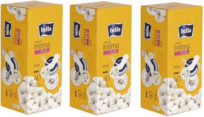 Bella Panty Intima Plus Large 40 Pcs Each (3PKT) Pantyliner