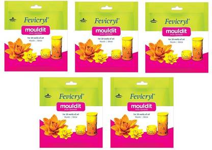 Pidilite Fevicryl Mouldit Art Clay 5 Pack Art Clay