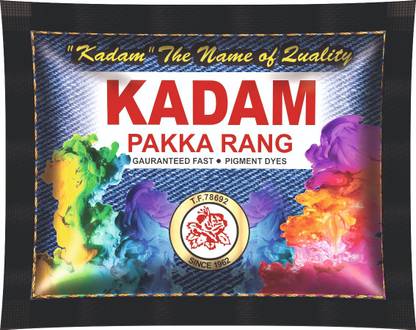 KADAM Fabric Dye Colour, 10 Shades Multicolor Pack…