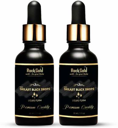 Rock Gold Pure Ayurvedic Raw Shilajit/Shilajeet Liquid