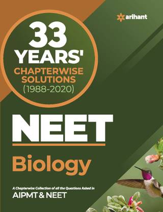 33 Year's Chapterwise Solutions Cbse Aipmt & Neet Biology 2021