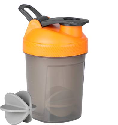 HAANS Sports Protein Shaker Bottle 300 ML, Orange 300 ml Shaker