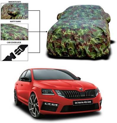 ANTHUB Car Cover For Skoda Octavia RS 245 (With Mirror Pockets)