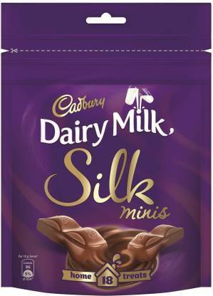 Cadbury silk minis home 18 TREATS Bars