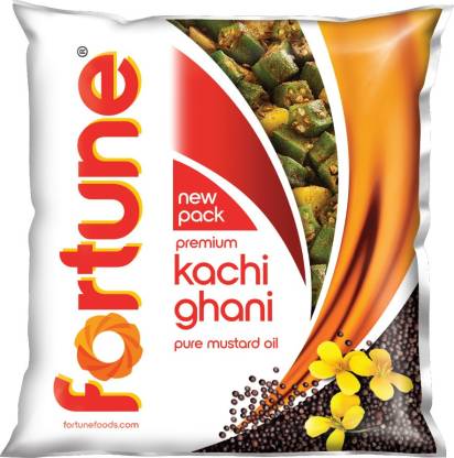 Fortune Kachi Ghani Mustard Oil Pouch