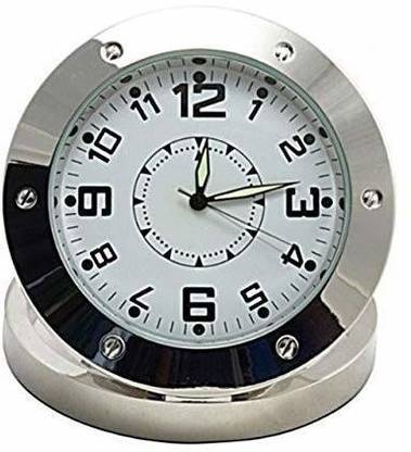 HD CLOCK DVR Analog Silver Clock