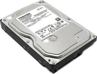 TOSHIBA AV 1 TB Desktop, Surveillance Systems Silver SATA Internal Hard Disk Drive (HDD) (1 TB HARD DISK)