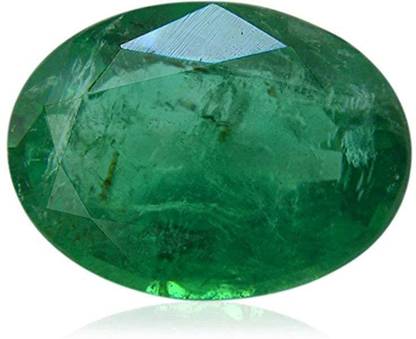 Nucleo Gems Certified Natural Earth MINED UNHEATED UNTREATED Emerald Panna Gemstone 9.25 Ratti (8.51 Carat) A+++ Quality with Lab Certificate Emerald Stone