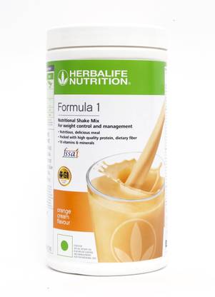 HERBALIFE Formula 1 Nutritional Shake Mix-Orange Cream Flavor For Weight Loss Protein Shake