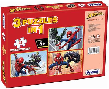 HAPPYZ SPIDERMAN PUZZLE 3 IN 1