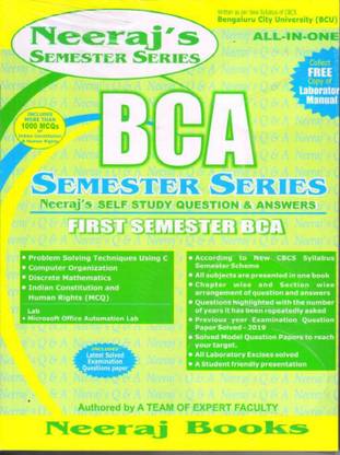 Bca 1st Sem - All In One- Bangalore University- As Per New Syllabus