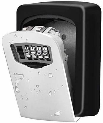 Bestow Key Safe Wall Mounted Metal Storage Box with Combination Code Lock Safe Locker