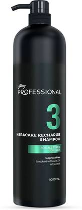 Godrej Professional केराकेयर रिचार्ज सल्फेट फ्री शैम्पू, 1000ml