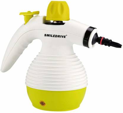 Smiledrive Powerful Handheld Pressurized Steam Cleaner Multipurpose Cleaning Machine for Home Office-8 Free Accessories Window Cleaner with Anti-Bacterial Cleaning