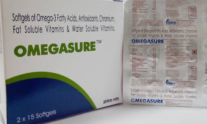 Celera Healthcare Omegasure - Omega 3 Capsule- Fssai Approved - Multivitamin - and -Multimineral