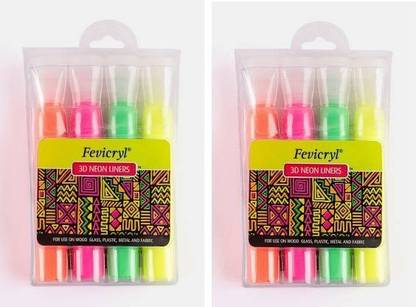 Fevicryl Neon 3D Liners Pack of 2