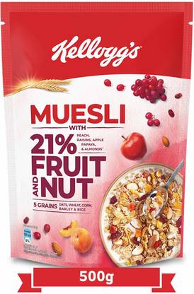 Kellogg's Kelog Museli Fruit & Nut 500 gm Pouch Pouch