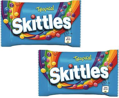 SKITTLES Tropical Flavour Candy Imported Brittles