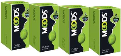 MOODS Green Dotted Condom Condom