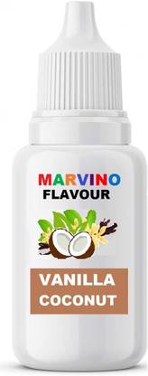 Marvino Vanilla Coconut Flavour Extract Food Essence Flavor Syrup For Cakes Creams Candies Ice Creams Sweets Vanilla Liquid Food Essence