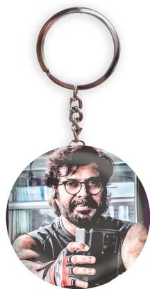 HOLA White Color Malayalam Actor Mammootty D4 Pack of 1 Key Chain