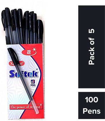 saino Softek Black Ball Pen