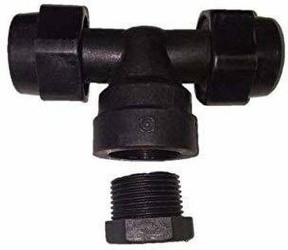 Novus Kitec Composite Female Tee Connector, Pipe Fittings (1216 x 1216 x 1/2" (inch)) 3-Way Tee Pipe Joint