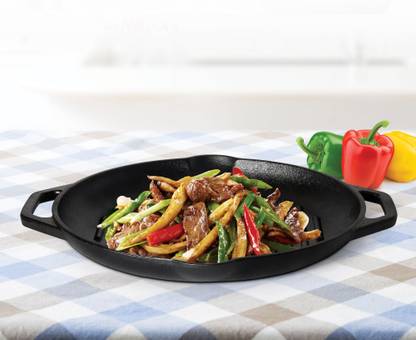 MILTON Pro Cook Cast Iron Grill Pan, 26 cm सॉते पैन 26 cm डायमीटर