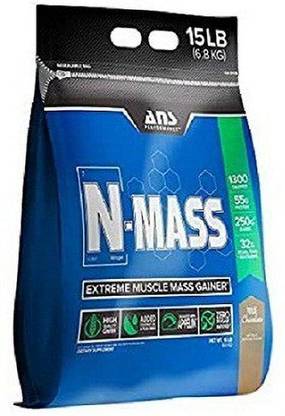 ANS PERFORMANCE N mass Extreme Muscle Mass Gainer Chocolate 15 lbs Weight Gainers/Mass Gainers