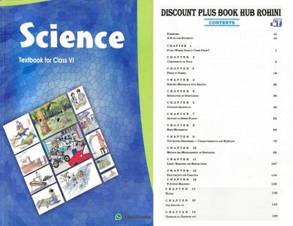 NCERT Science TextBook For Class 6 Book With Contents