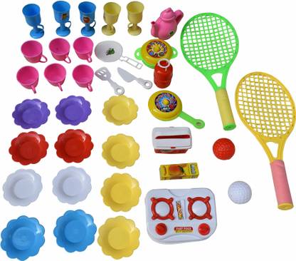 VK MART 2 in 1 Little Kids Kitchen Play Set