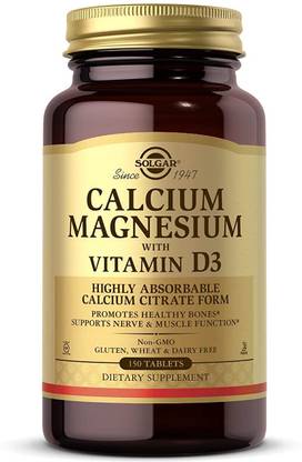Solgar Calcium Magnesium with Vitamin D3