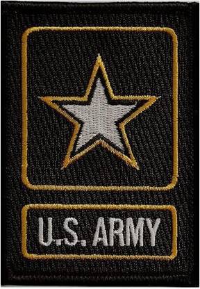 US Army Logo iron-on embroide patch