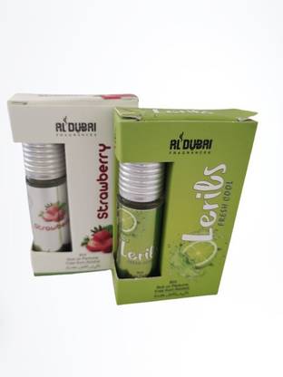 AL DUBAI COMBO OF STRAWBERRY FLAVOUR AND LEMON Floral Attar