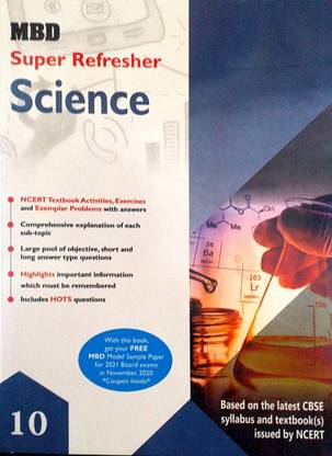 MBD Super Refresher Class 10 Science Guide Based On CBSE / NCERT Syllabus