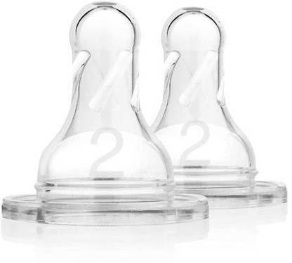 Dr. Brown's Level 3 Silicone Narrow Nipple, 2-Pack Medium Flow Nipple