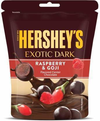 HERSHEY'S RASPBERRY AND GOJI CHOCOLATE 100 GM Brittles