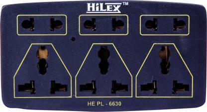 HiLEX Direct Plug In Wireless Extension Socket Board 6630 5 A Three Pin Socket