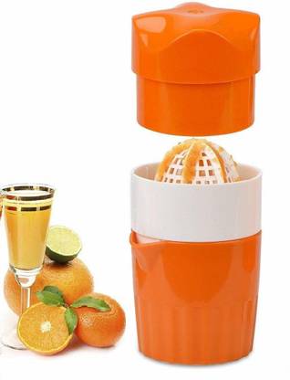 CLOUDTAIL CHOICE Plastic Portable Manual Citrus Juicer for Orange Lemon Fruit Squeezer Orange Juice Cup Child Healthy Life Potable Juicer Machine Hand Juicer