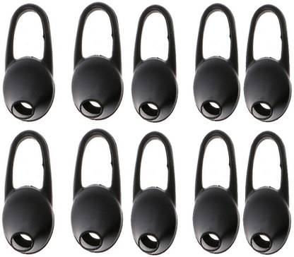 BBS TECH 10 Pcs Black Bluetooth Silicon Earbud Eartip Earpad Earcushion Earplug for All Bluetooth Headset (White) In The Ear Headphone Cushion In The Ear Headphone Cushion