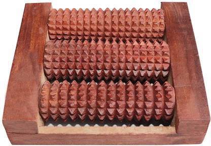 LyqArt LT0244 Wooden Handmade Massager | Body massager | Back Massager | Shoulder Massager | Pain Relief Massager Tool for Blood Circulation in Human Body | Body Relaxation Massager | Acupressure Massager for Body | Massager Roller for Body | Foot Massager | Roller Massager for Full Body Massager