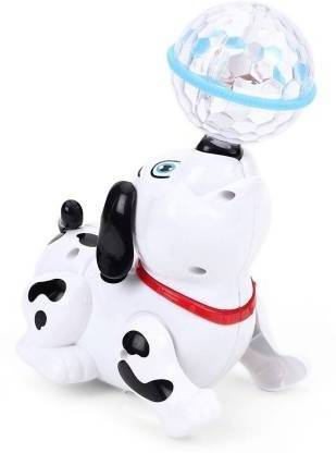 MARATHON Cute Dancing Dog Toy With 3D Light And Musical Toy for Kids (Multicolor)
