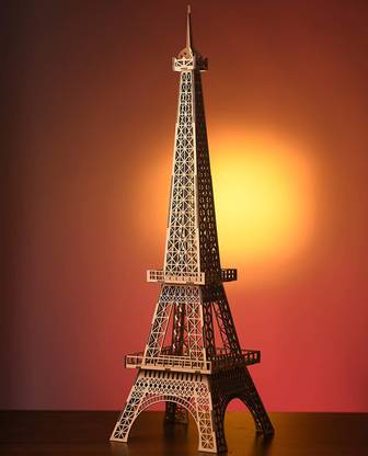 Lattice 3D Wooden Craft Eiffel Tower Model Kit Puzzle Toy