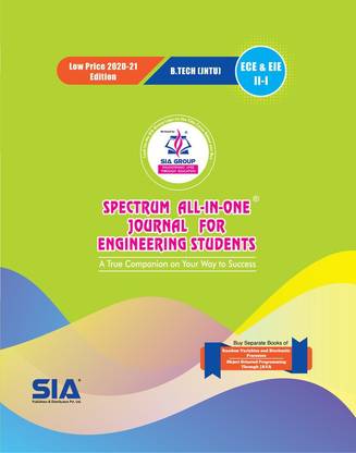 B.Tech II-Year I-Sem (ECE & EIE) Spectrum All In One Journal, JNTU-Kakinada, Low Price 2020-21 Edition