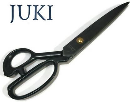 कदम 12" Tailoring Scissors with Rubber Handle (Black) कैंची