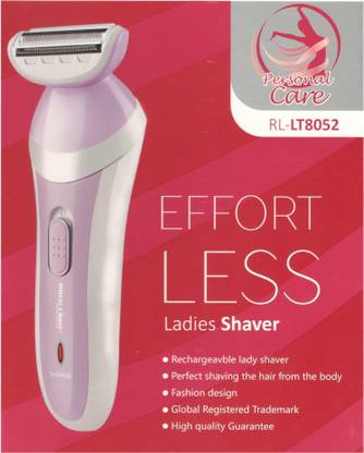 Make Ur Wish Lady Shaver and Bikini Trimmer Rechargeable 3-IN-1 Trimmer 60 min  Runtime 1 Length Settings